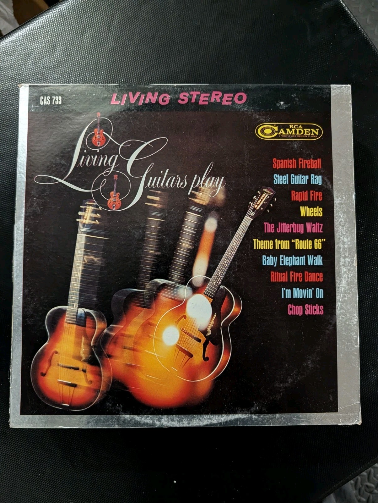 Living Guitars Play Living Stereo 12″ Record 1961 RCA Camden Instrumental 33RPM