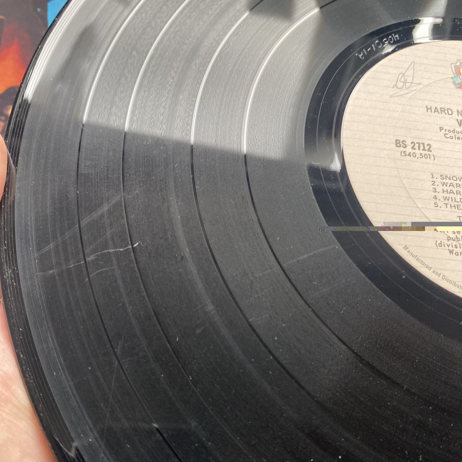 Van Morrison “Hard Nose The Highway” Rare Canada vinyl 1973 Warner Bros BS 2712
