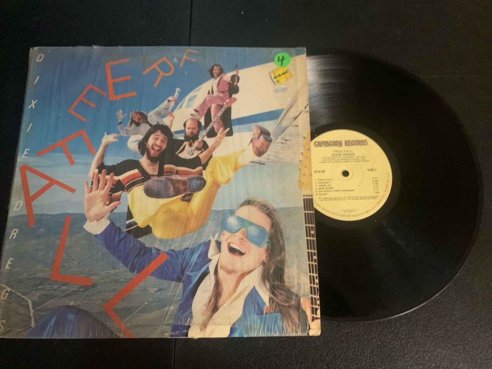Dixie Dregs – Free Fall LP Vinyl Record Album Shrink Wrap 1977 Steve Morse
