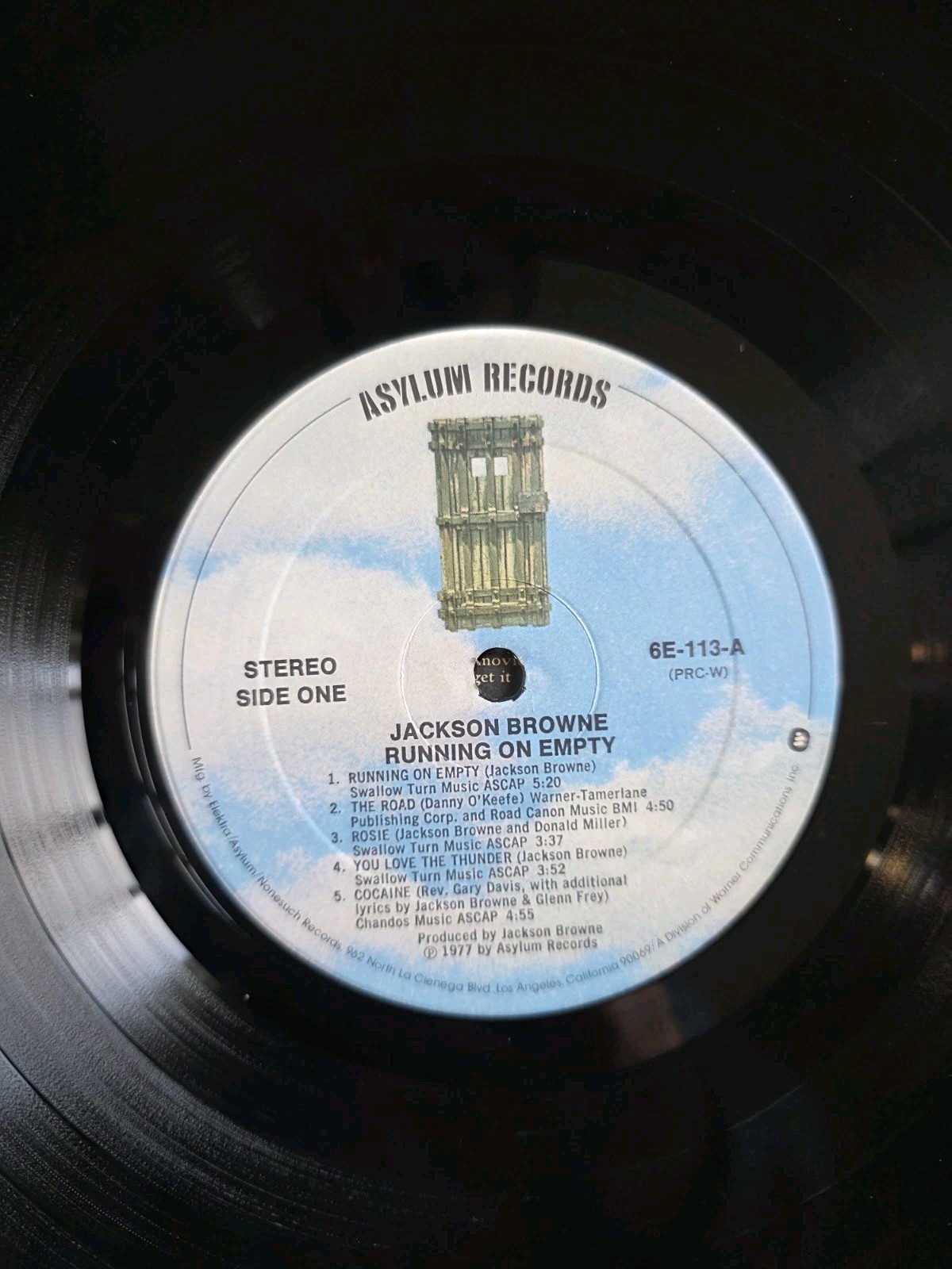 Jackson Browne Running On Empty 1977 1st Press PRC-W NM Booklet Lyrics Ex-NM