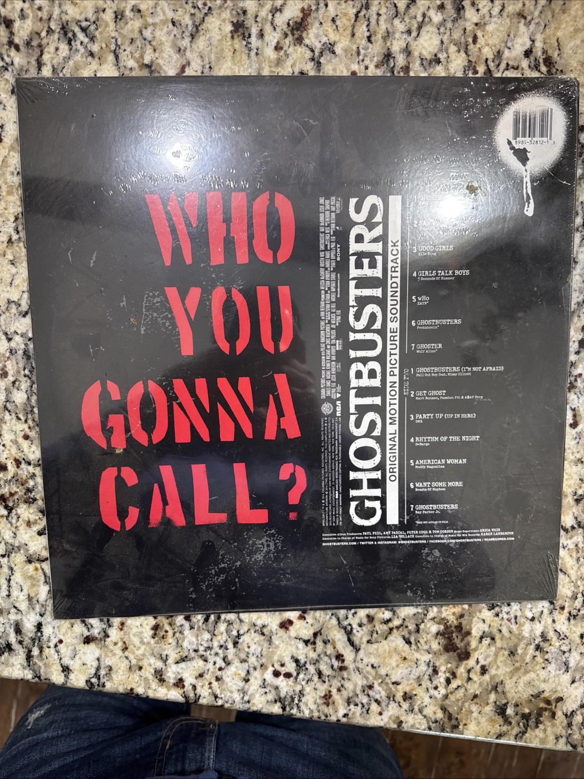 GhostBusters 2016 Soundtrack Vinyl LP – Fall Out Boy, 5 Seconds Of Summer, Zayn