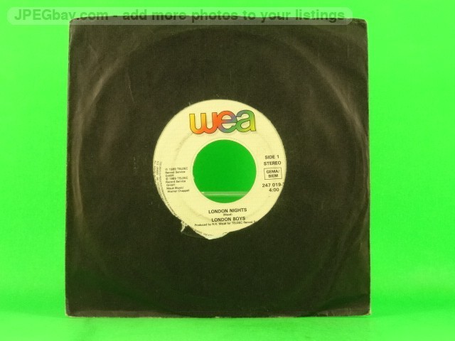 LONDON BOYS LONDON NIGHTS (150) 2 Track 7″ Single including Plain Paper Sleeve W