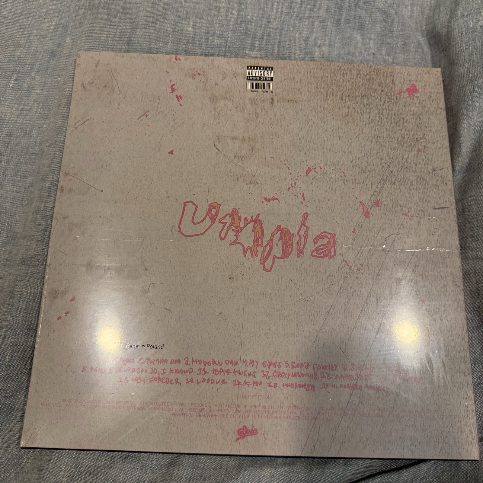 Travis Scott Utopia and JACKBOYS Vinyl Records