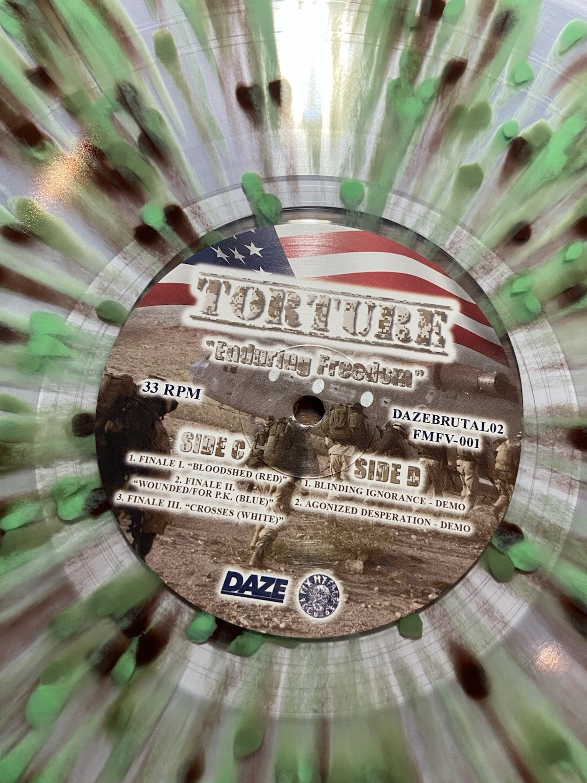 Torture – Enduring Freedom Double LP (multicolor, Near Mint Condition)