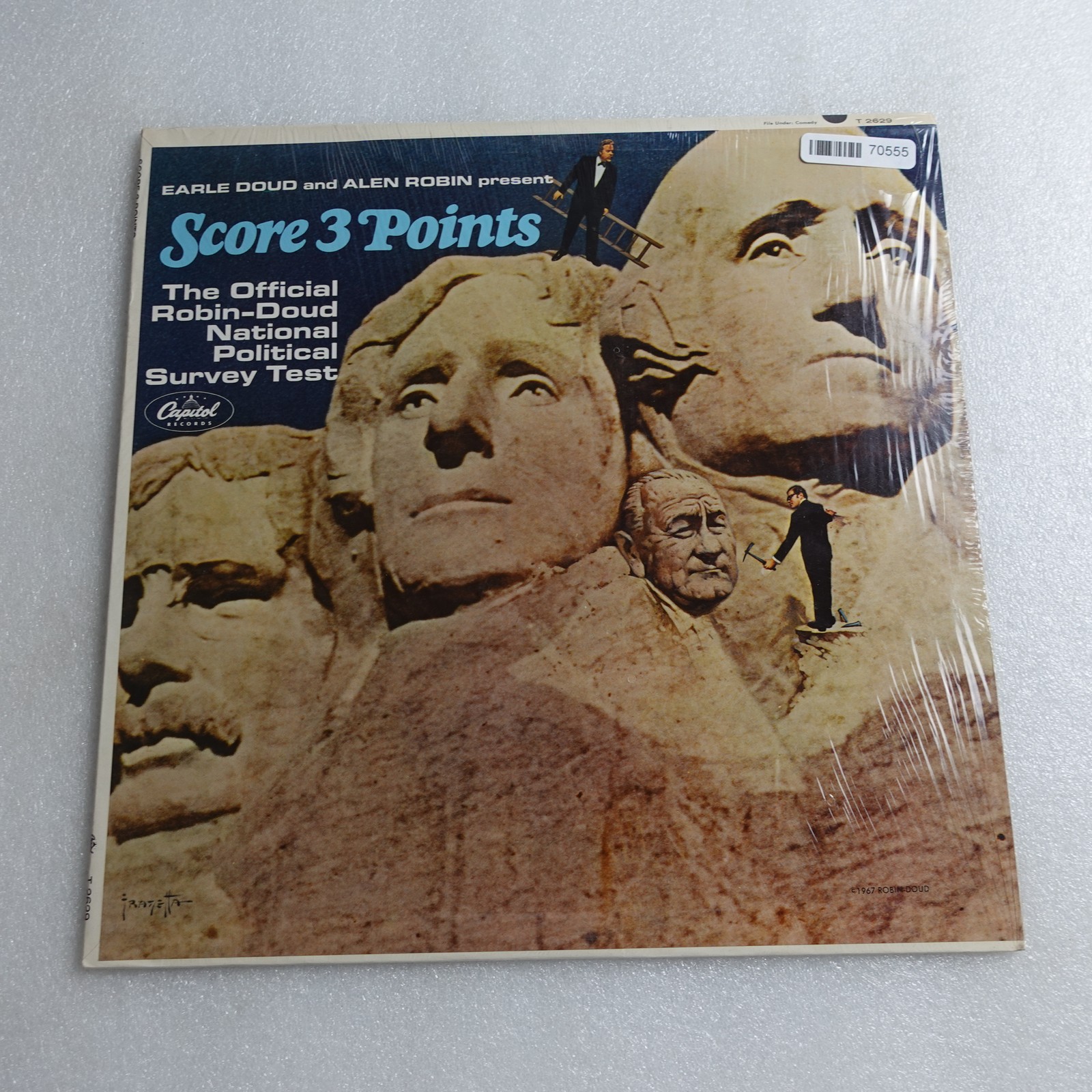 Earle Doud Score 3 Points LP Vinyl Album Record Non-Music