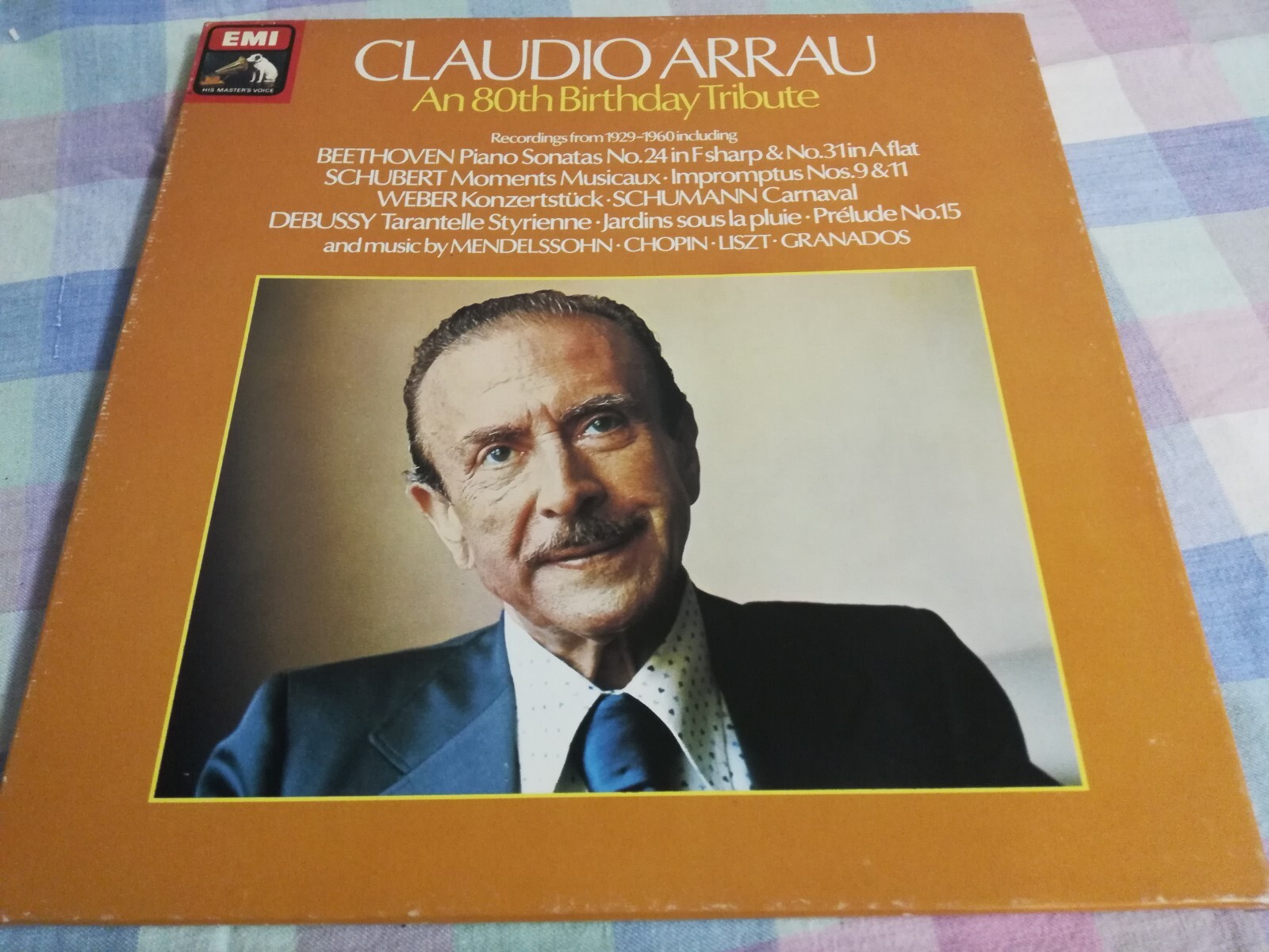 CLAUDIO ARRAU An 80th Birthday tribute UK 3 lps HMV RLS 7712 nm