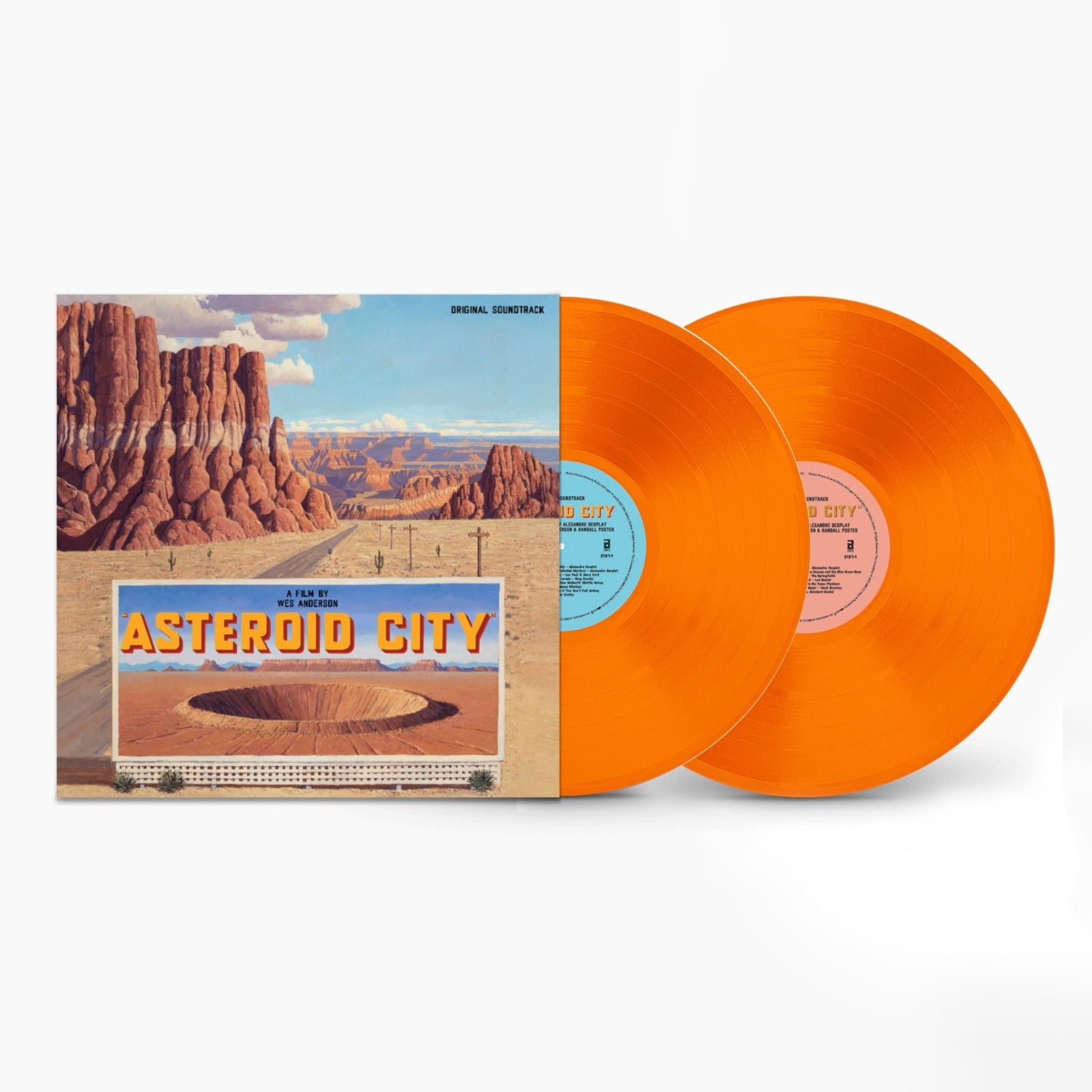 Please Read! Asteroid City Original Soundtrack Orange 2LP Vinyl