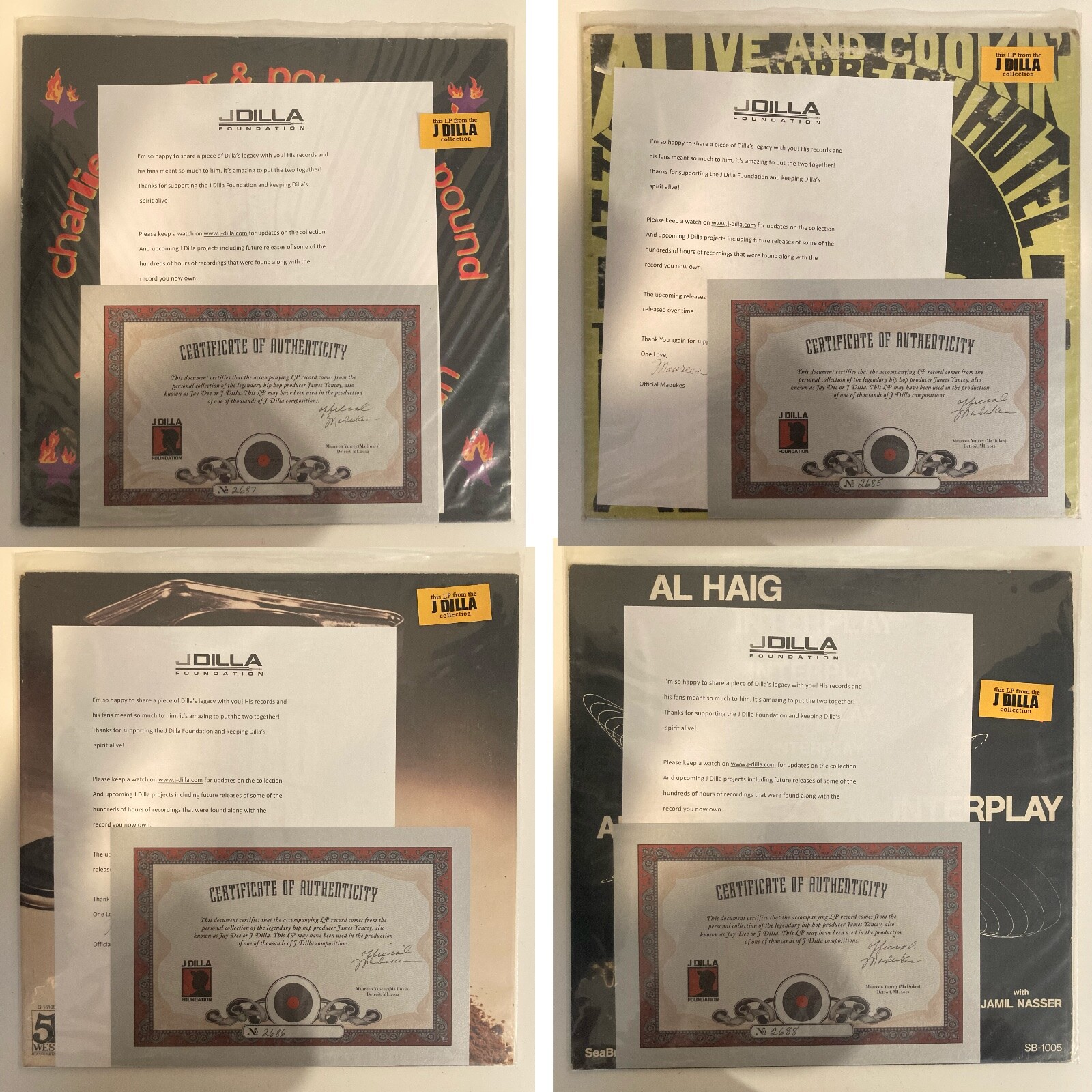 1x LP from a lot of 50 – J Dilla Foundation / James Dewitt Yancey’s Collection