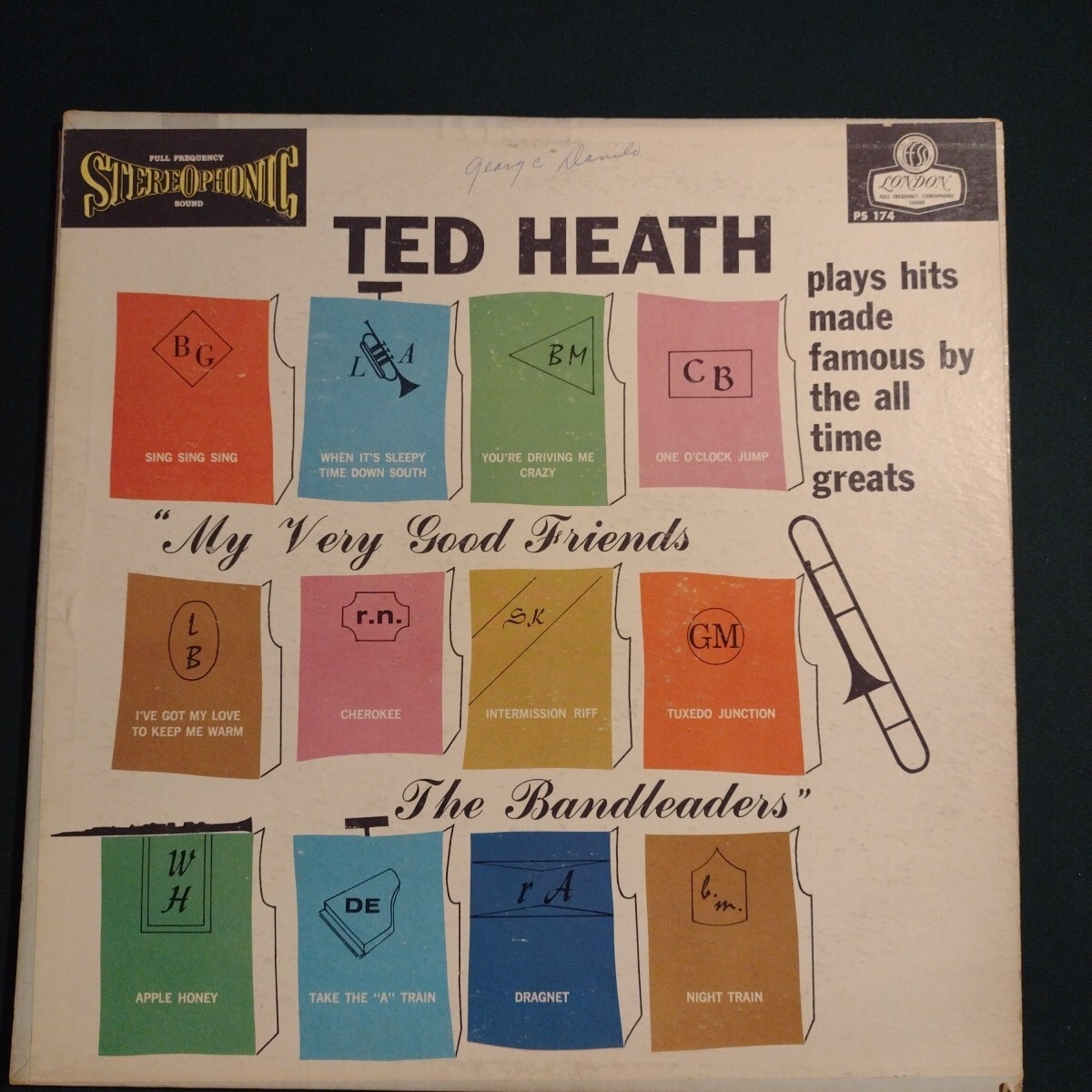 Ted Heath – My Very Good Friends The Bandleaders (Vinyl LP 1959) London Records
