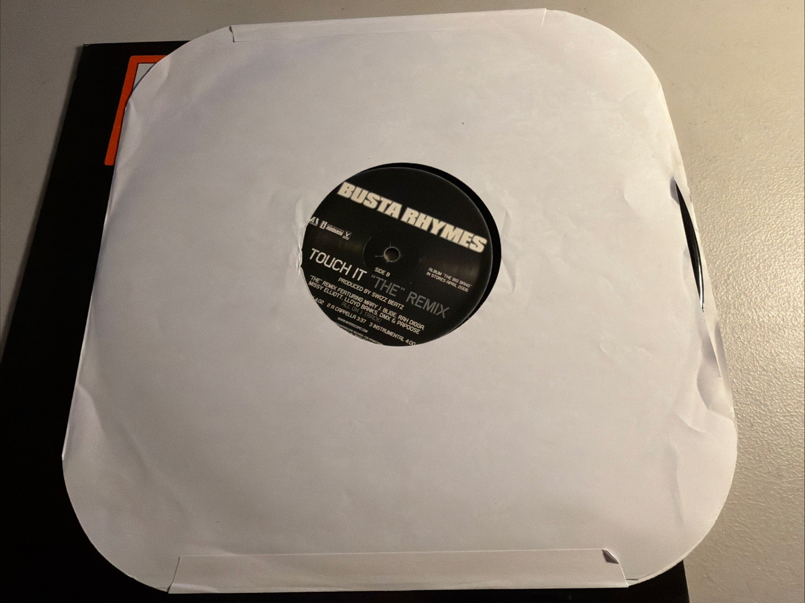 Busta Rhymes – Touch It (The Remix) – Vinyl, 12″, Promo- US 2006
