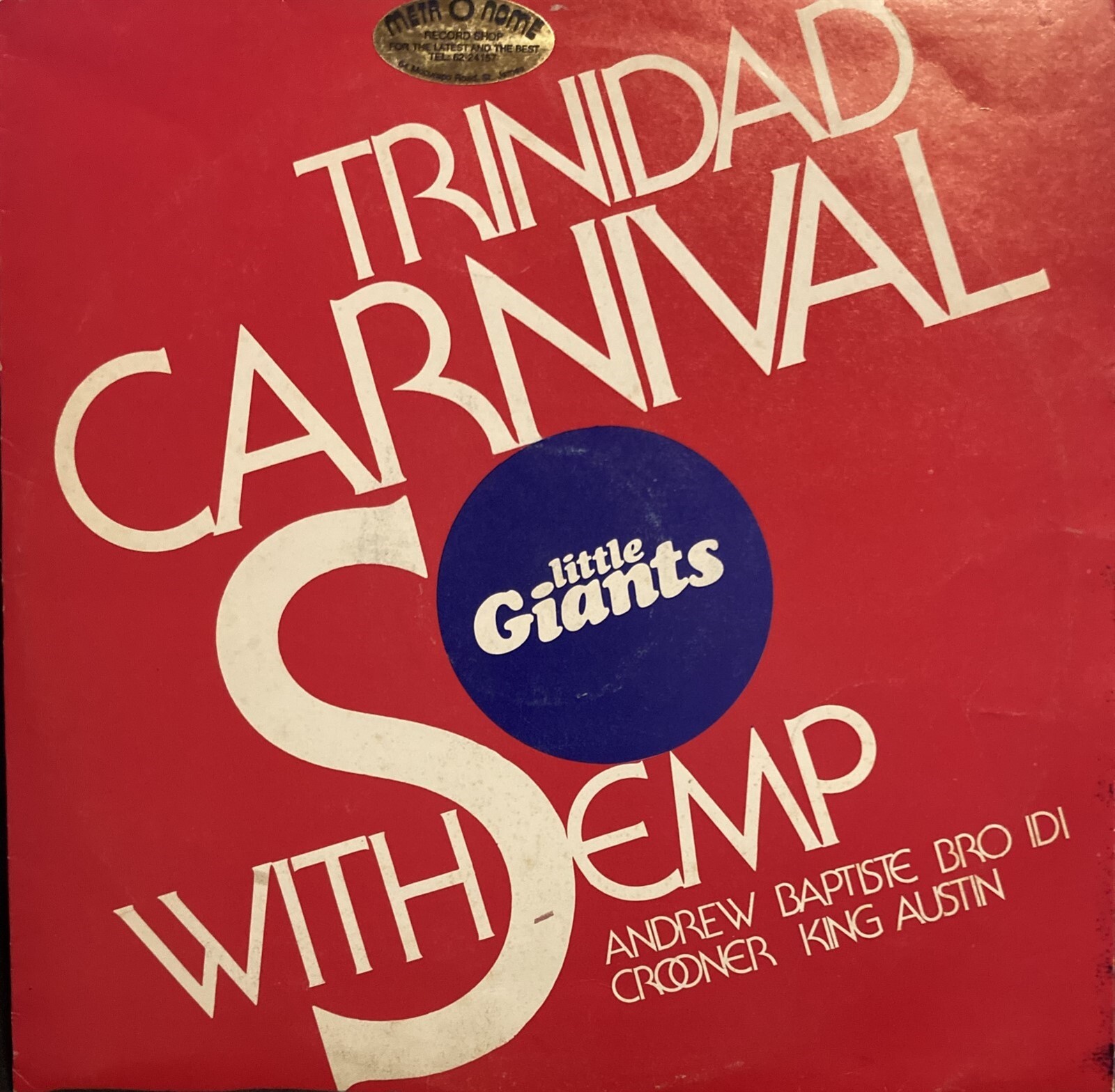 Trinidad Carnival with Semp little Giants Calypso compilation VG+Soca PET RESCUE