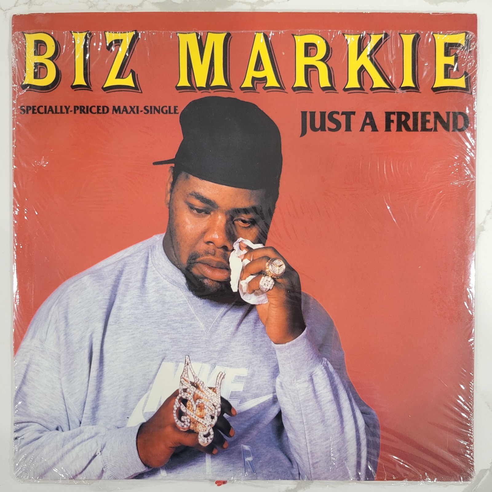 Biz Markie – Just A Friend Vinyl Single – 1989 – Cold Chillin’ 9 21342-0