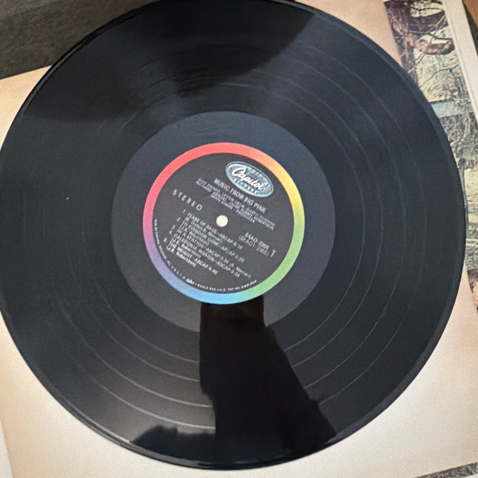 The Band Music From Big Pink LP Record 1st Issue Capitol 1968 Super Clean Copy