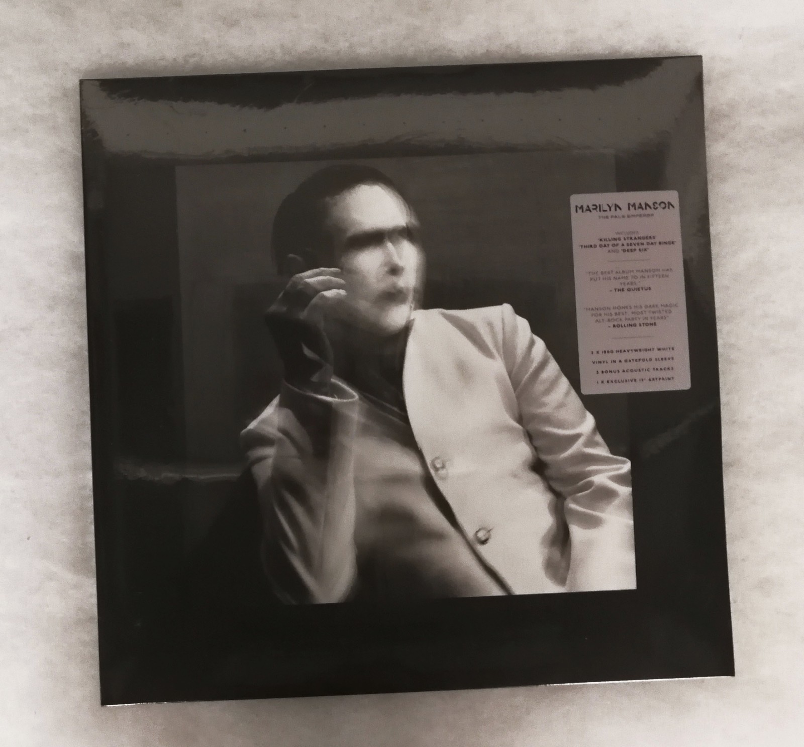 2x 12″ LP White Vinyl Marilyn Manson The Pale Emperor Audiophile 180g – X182