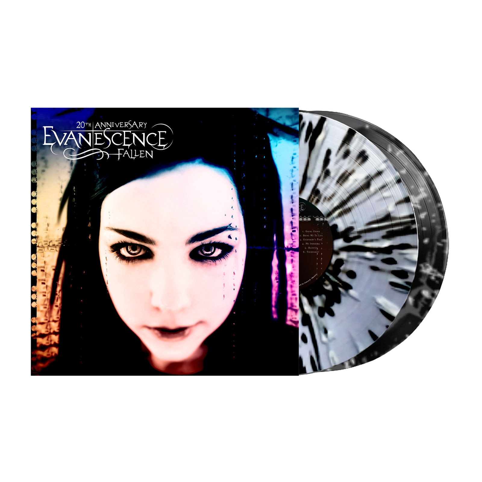 Evanescence – Fallen (20th Ann) [LIKE NEW Black/Silver/White blend vinyl 2 LP]