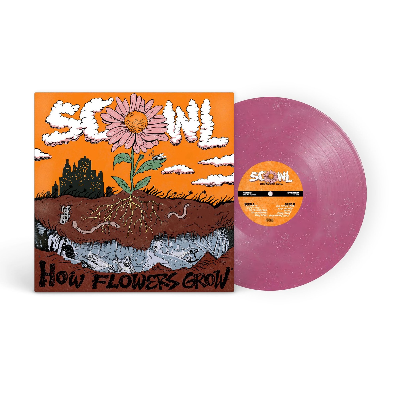 How Flowers Grow＜Violet Glitter Vinyl＞ Scowl [LP record]