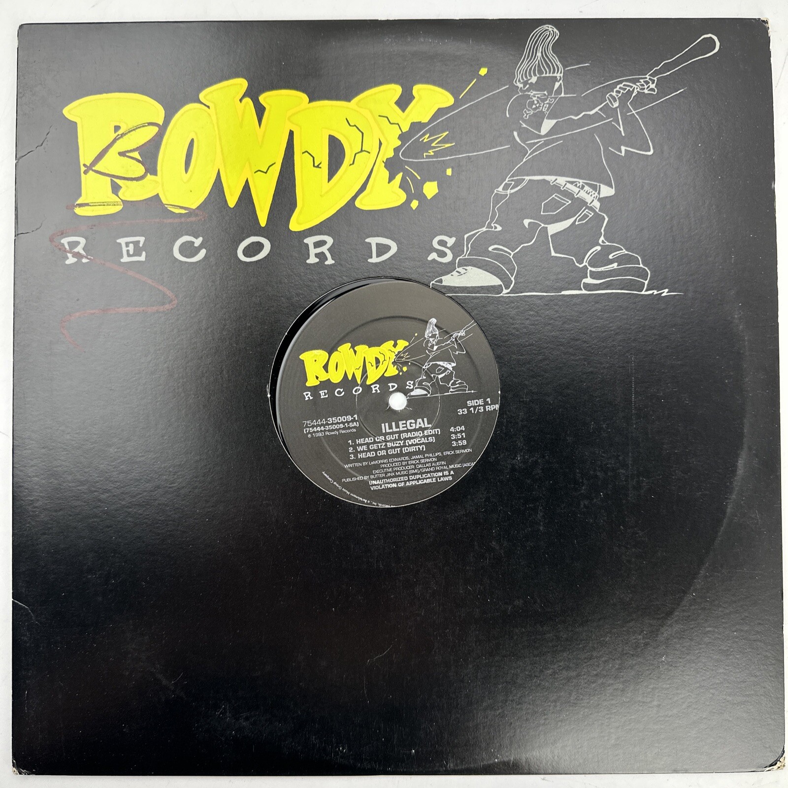 Illegal Head Or Gut 12″ LP Record Album Vinyl