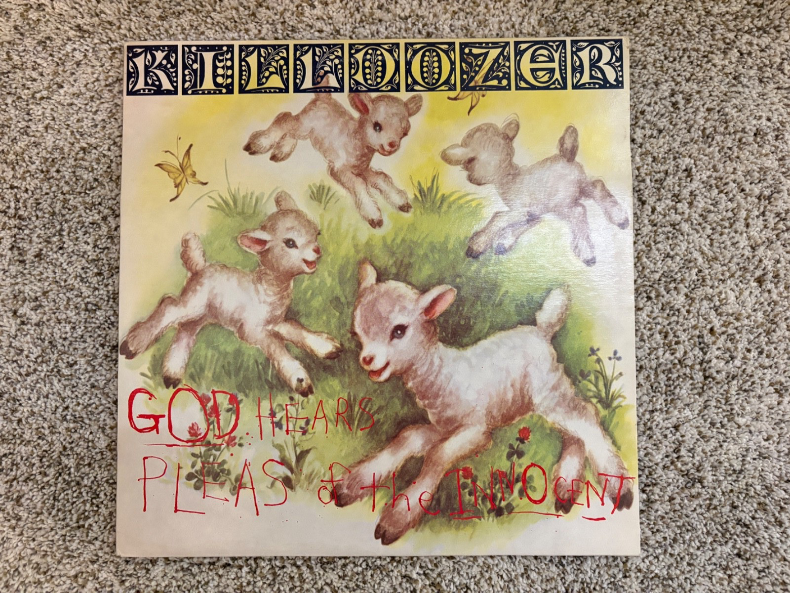 Killdozer “God Hears Pleas of the Innocent” LP 1995 Original Press VG+/VG+