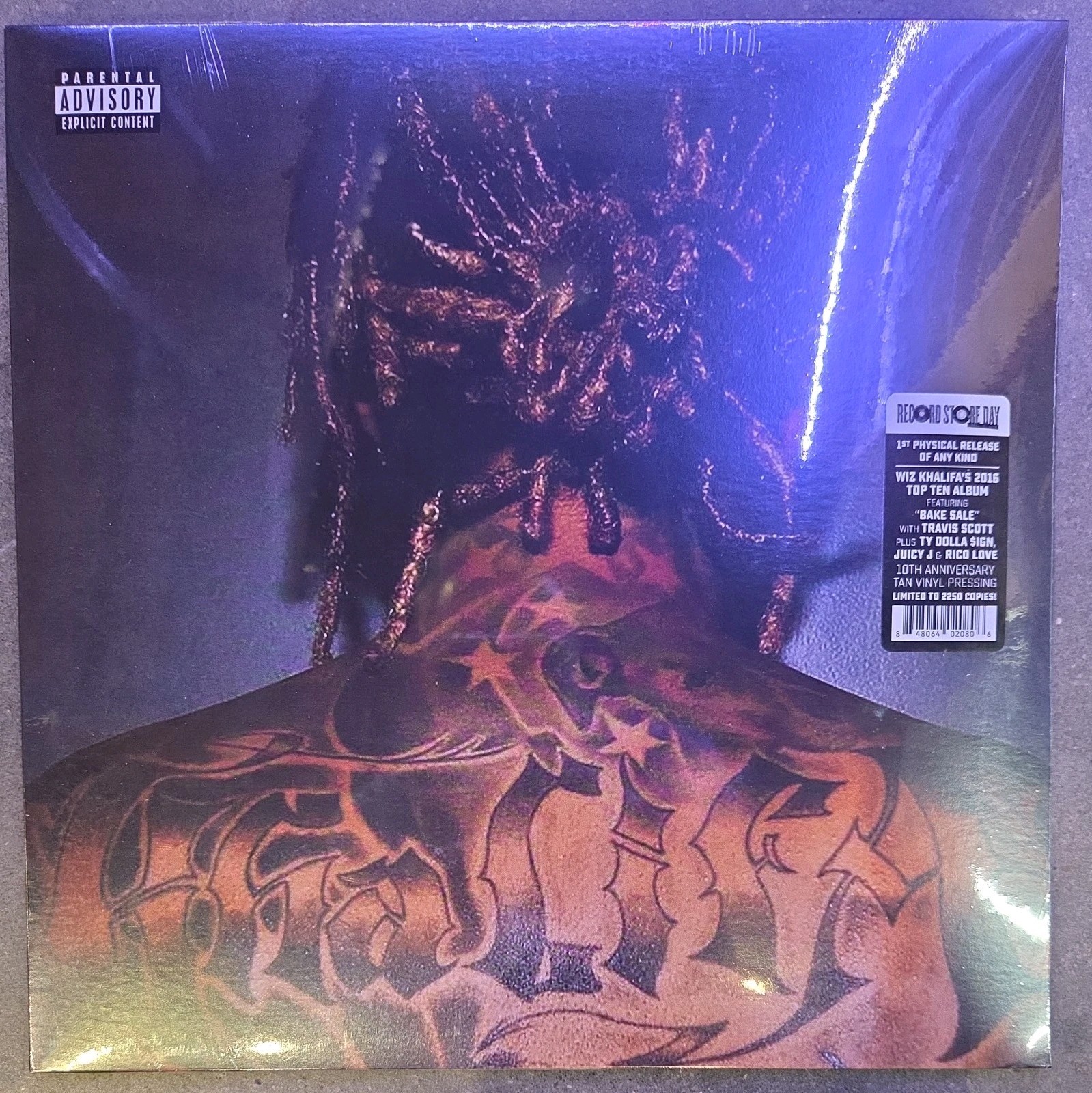 WIZ KHALIFA TAN COLOR VINYL LP NEW SEALED RSD 2026 TRAVIS SCOTT🔥 REISSUE