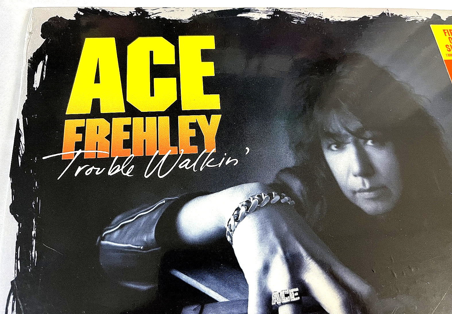 Ace Frehley Trouble Walkin’ 2XLP RSD Yellow/Orange 180G Vinyl Hype Sticker KISS