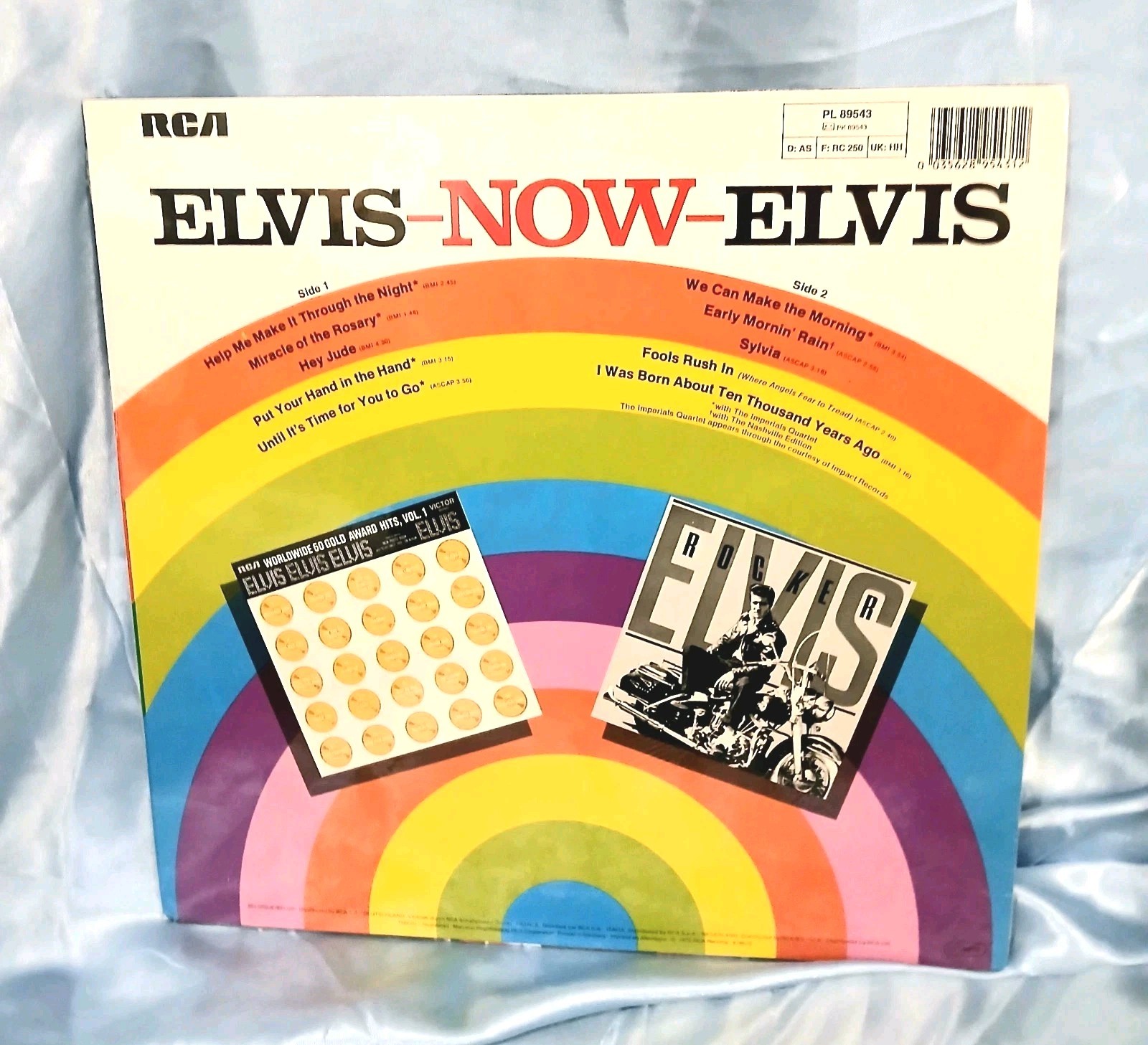 ELVIS NOW 72 RARE GERMAN PRESSING 33 LP EXC- SOUND VINYL RECORD Sealed HEY JUDE