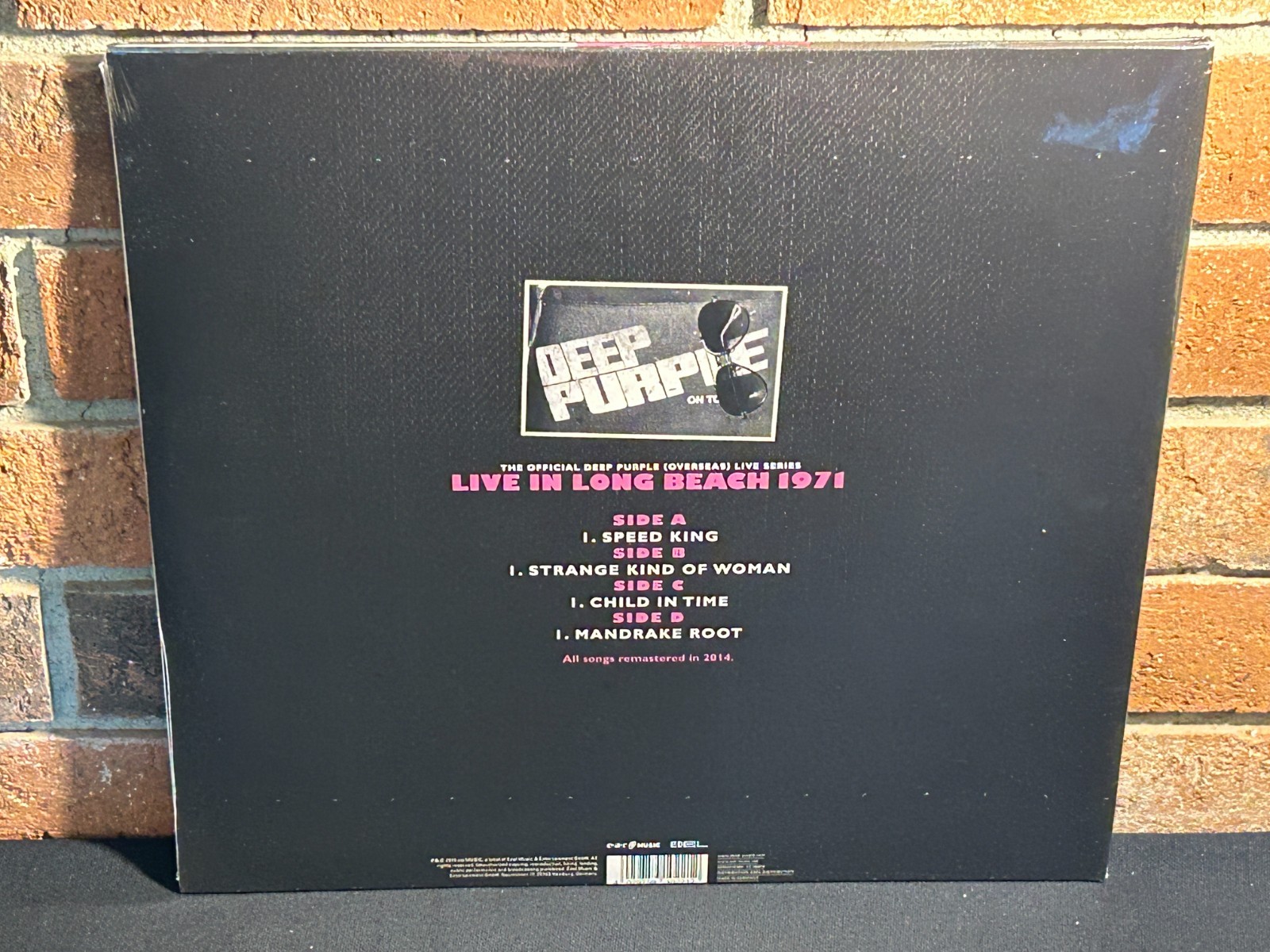 * DEEP PURPLE – Long Beach 1971, Ltd Import 2LP BLACK VINYL Gatefold New! Bend!