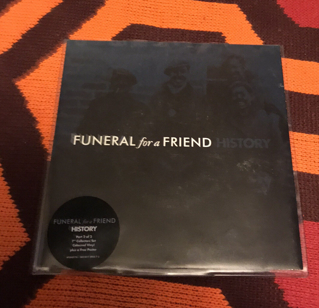 FUNERAL FOR A FRIEND HISTORY PURPLE 7” VINYL RECORD PT 2 SAVES THE DAY IMPORT