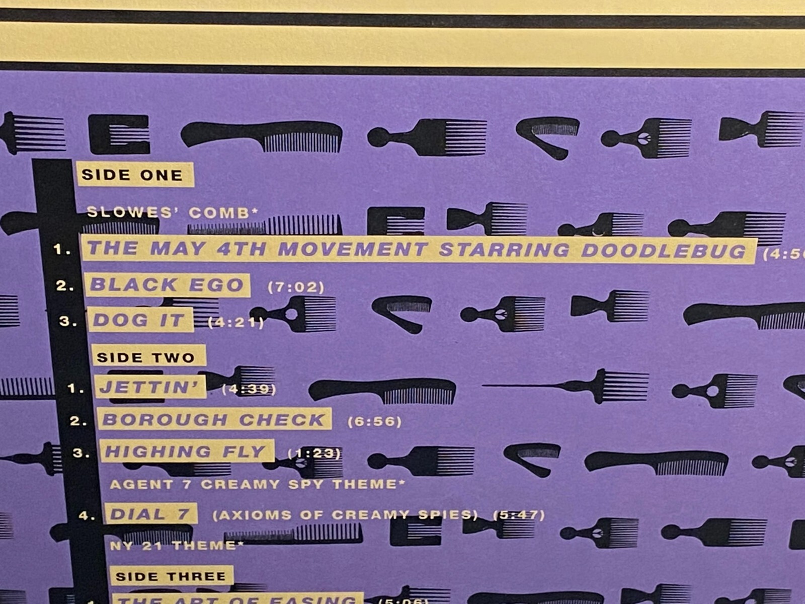 * DIGABLE PLANETS – Blowout Comb Ltd 2LP CLEAR + PURPLE COLOR VINYL New! Bend!