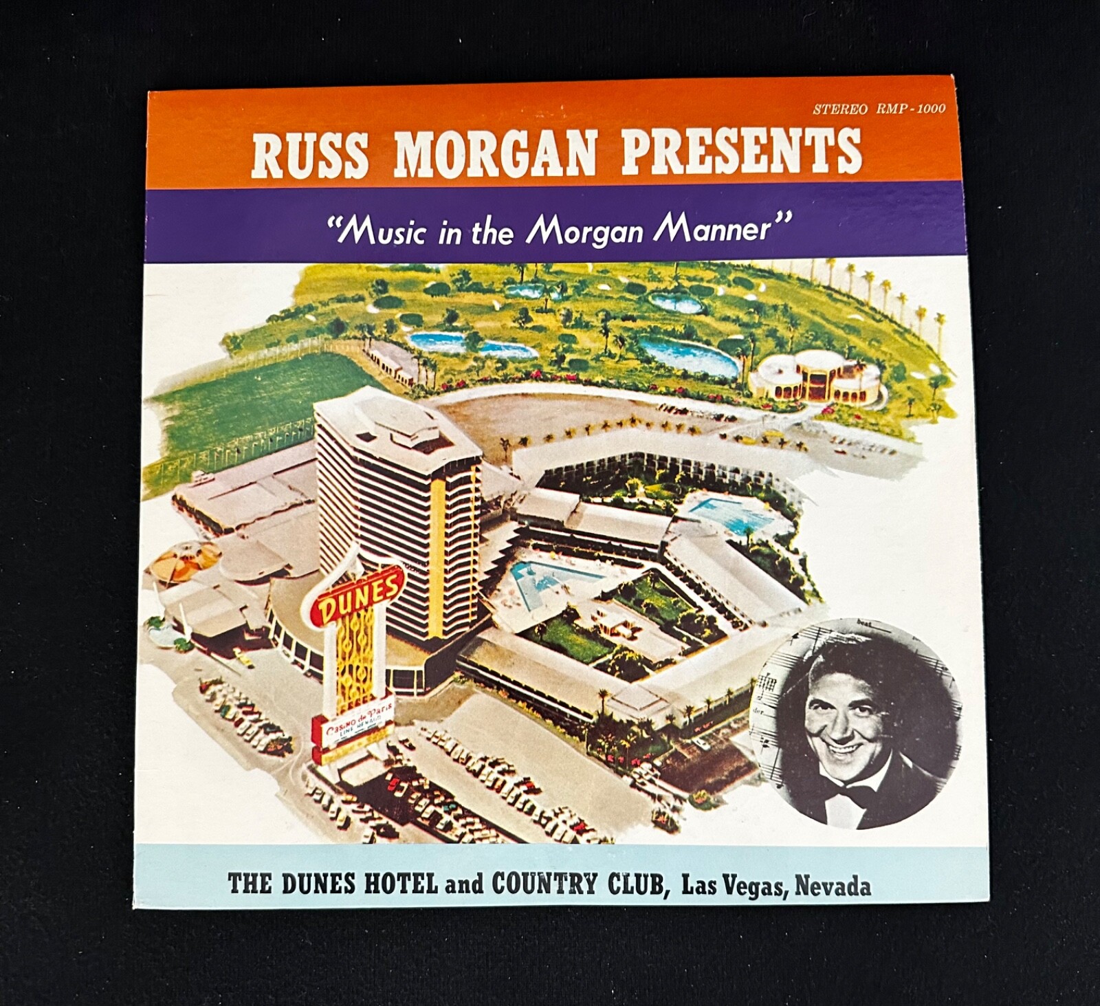 Music In The Morgan Manner – Russ Morgan Orchestra – Dunes Hotel Autographed