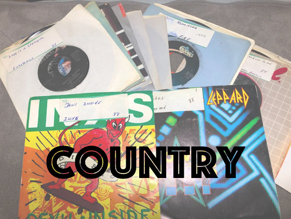 Popular 45s – Country F- P – Good to NM Condition – Flat $5.00 Shipping