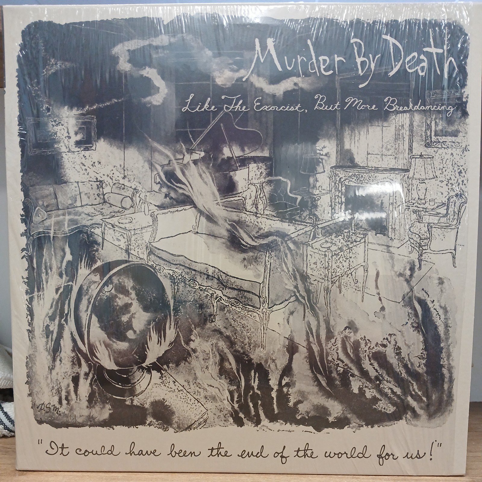 Murder By Death Like The Exorcist But More Breakdancing Gold Vinyl Record RARE