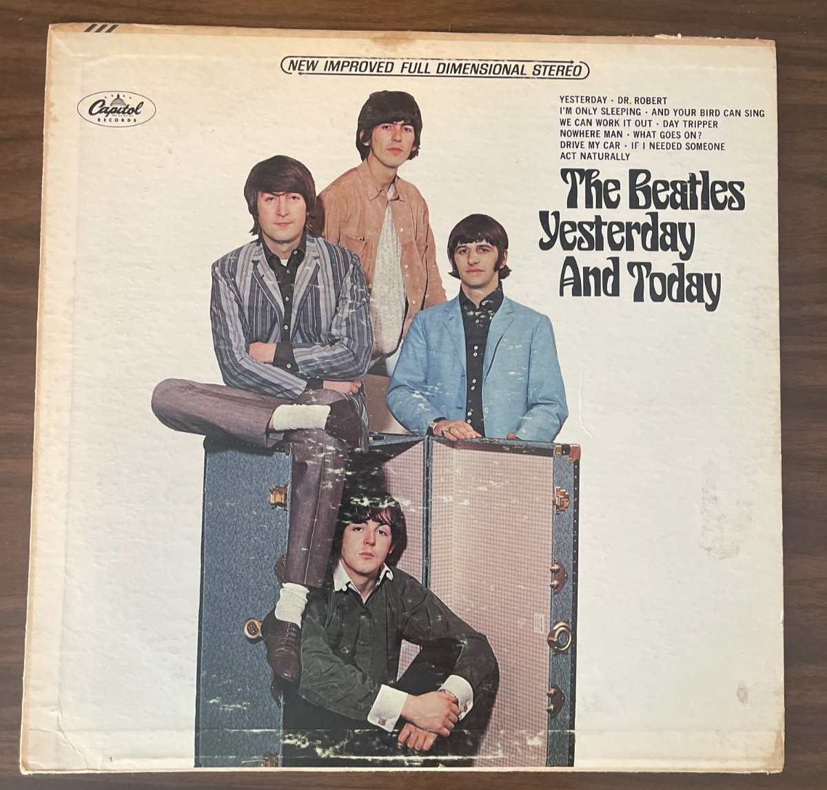 The Beatles Yesterday And Today RARE Compressed Record Club ST-8 Vinyl LP