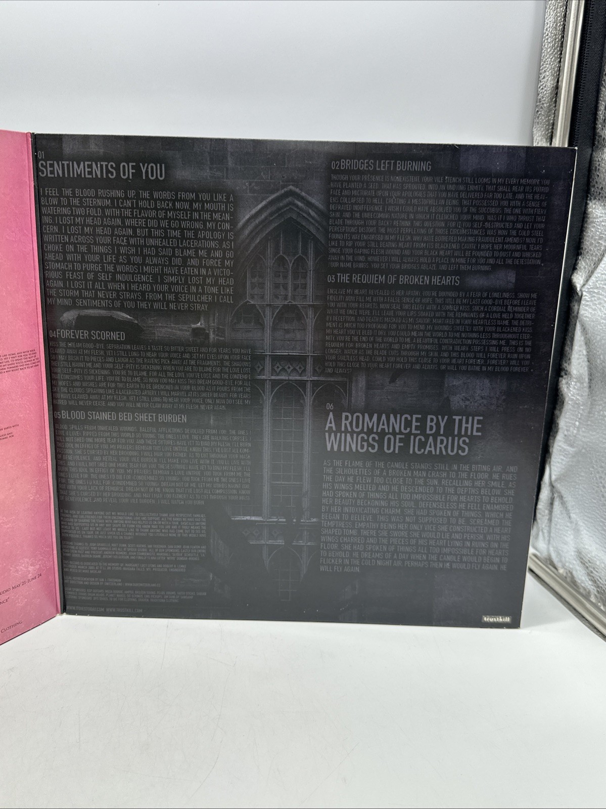 The Caitiff Choir [LP] by It Dies Today (Vinyl, Dec-2008, 2 Discs) Yellow & Gray