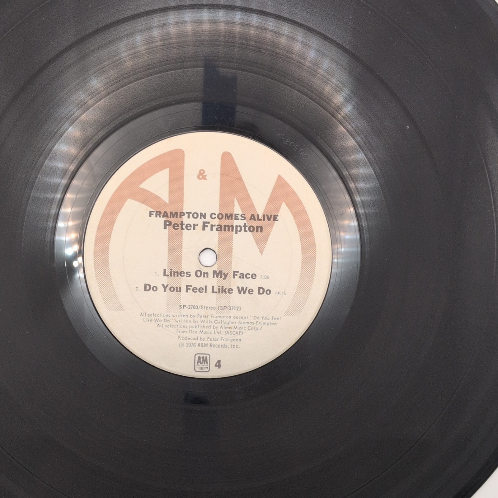 Peter Frampton Frampton Comes Alive! 2LP A&M Records 1976 Rock 12″ 33 RPM