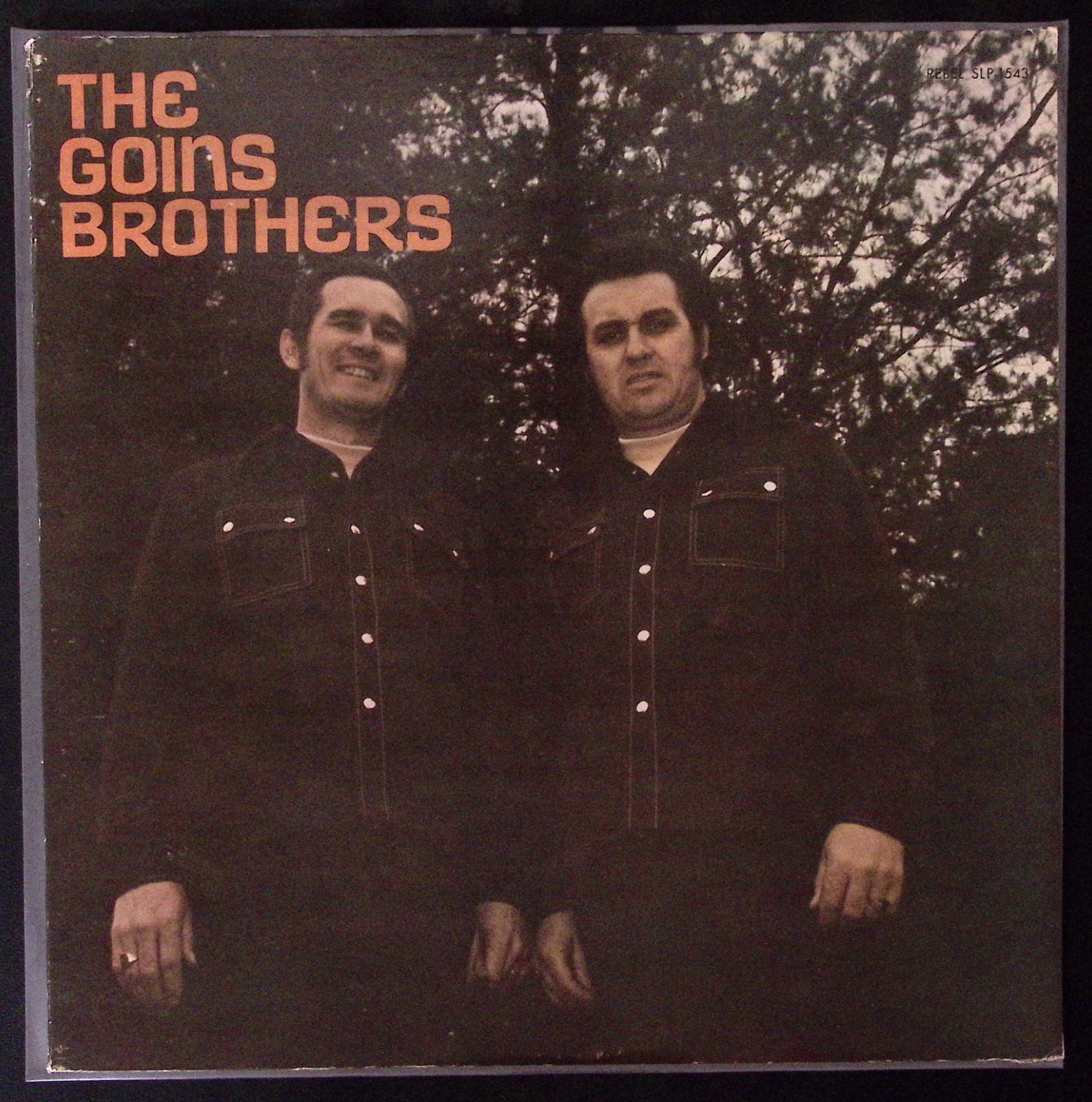 THE GOINS BROTHERS SELF TITLED REBEL RECORDS REBEL RECORDS VINYL LP 139-40W