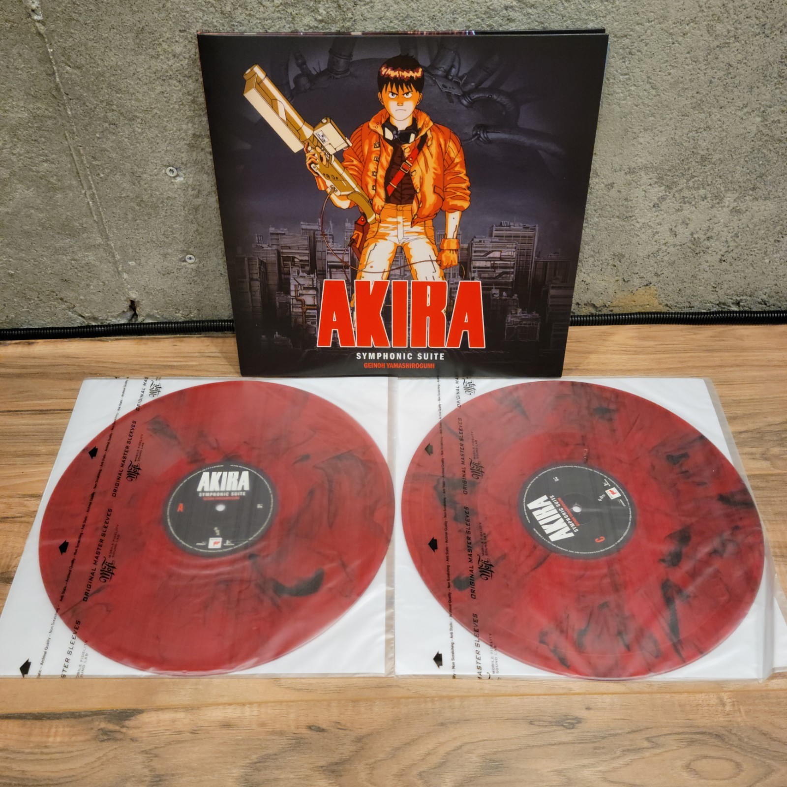 AKIRA – Symphonic Suite Soundtrack, Red + Black 2LP (Milan Records)