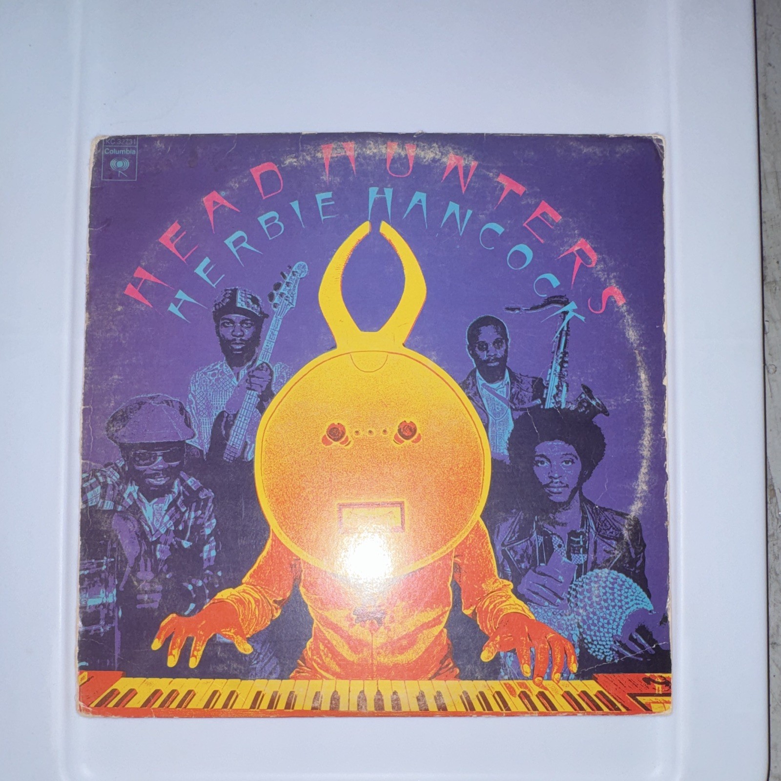 (No vinyl, sleeve only)Herbie Hancock Head Hunters Vinyl LP Record Sleeve
