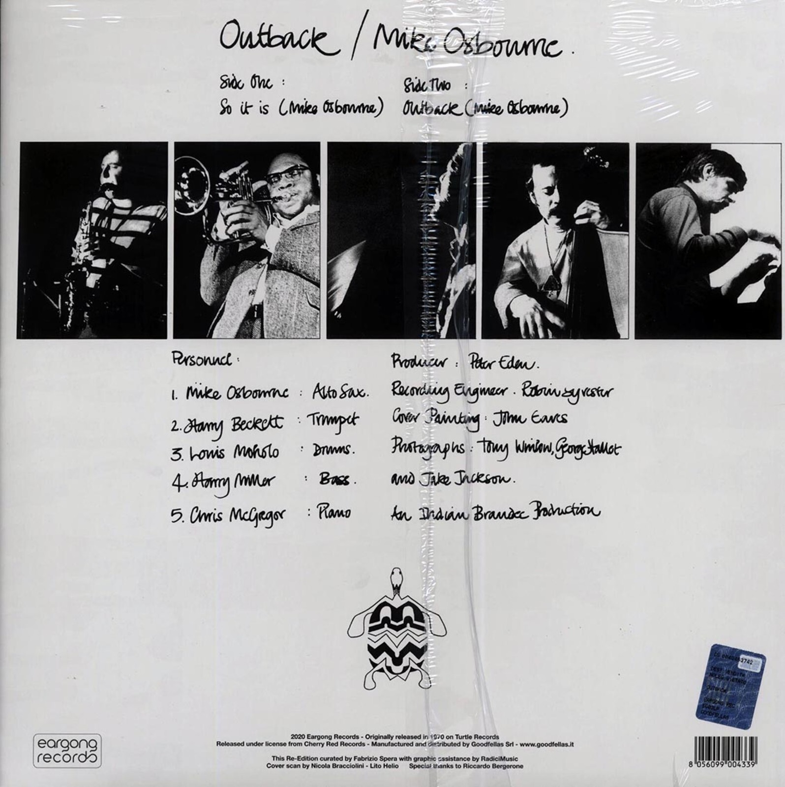 MIKE OSBORNE Outback EARGONG RECORDS Sealed Vinyl LP
