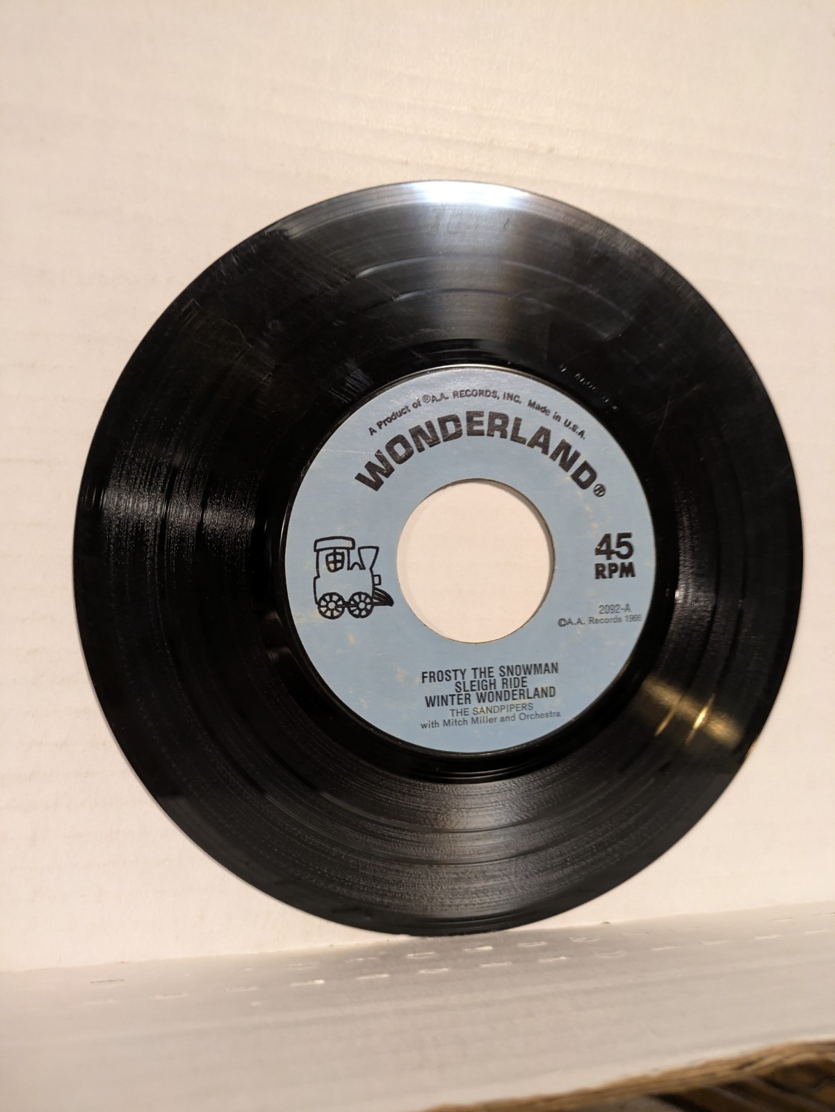 45~ The Sandpipers: “Winter wonderland, frosty the snowman/Sleigh ride” (VG)