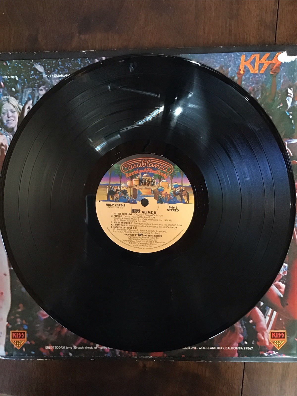 KISS Alive II Vinyl 2-LP NBLP 7076-2 1977 Casablanca Pressing W/ Booklet VG+/VG