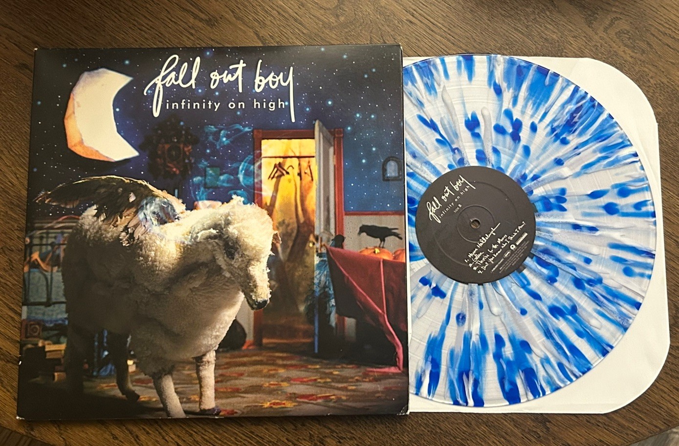 Fall Out Boy Infinity On High 2xLP Ltd Ed 2014 Hot Topic 2nd Press Splatter