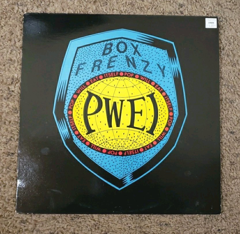 Box Frenzy LP Pop Will Eat Itself PWEI vinyl 1987 Rough Trade 80’s Rock Hip Hop