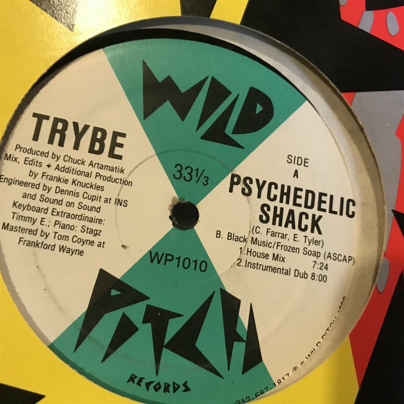 [EDM/DANCE/ELECTRONICA]~EXC 12″~TRYBE~Psychedelic Shack~[x6 Mixes]~[1988~WILD PI