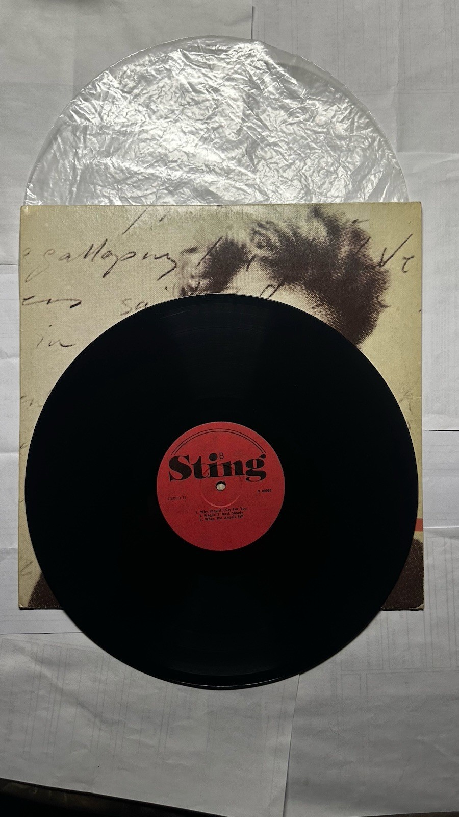 1990 Sting Belarusian only 9-track compilation vinyl LP combining tracks