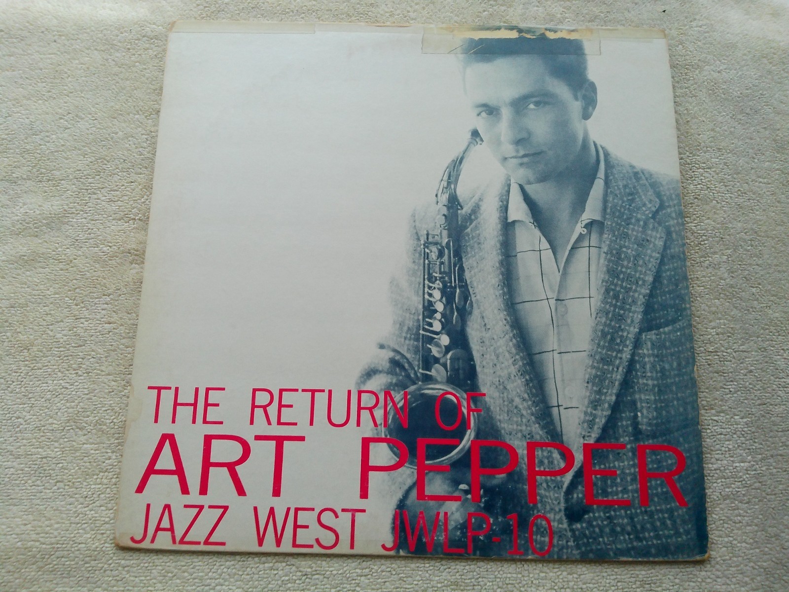 THE RETURN OF ART PEPPER ORIG. JAZZ WEST 10 LONG PLAYING DG