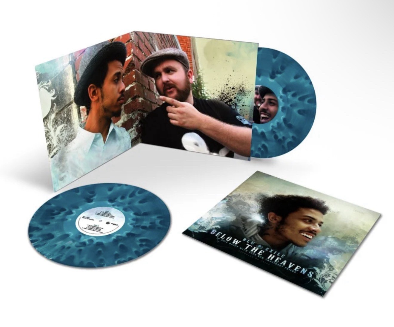 Blu & Exile Below the Heavens VMP Exclusive Vinyl Ghostly Sea Blue 2xLP New Seal