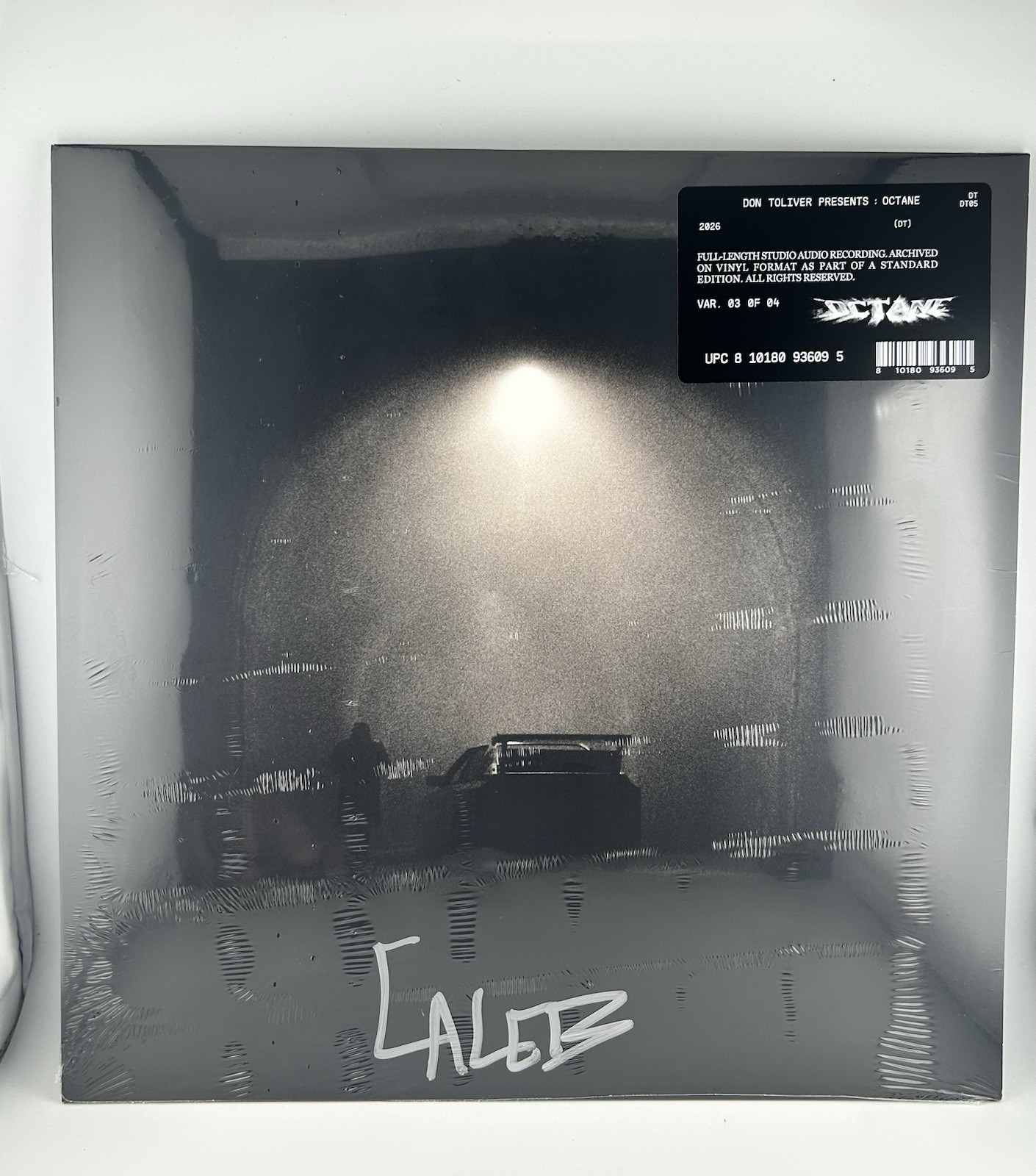Autographed Signed Don Toliver Octane Tunnel Metallic Silver Vinyl LP