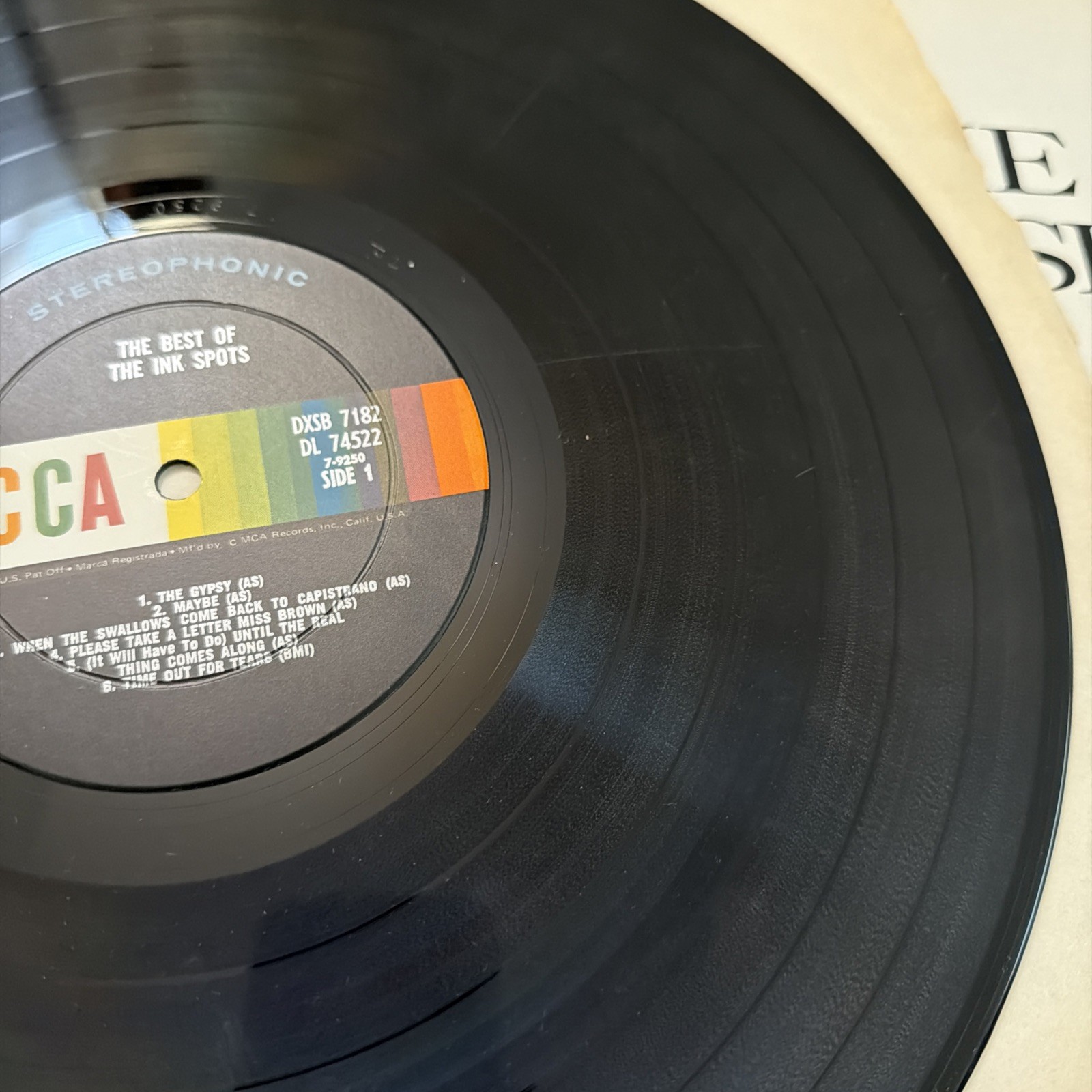 Decca Records The Best of The Ink Spots Vinyl 2 LP Stereo DXSB 7182 (pl47)