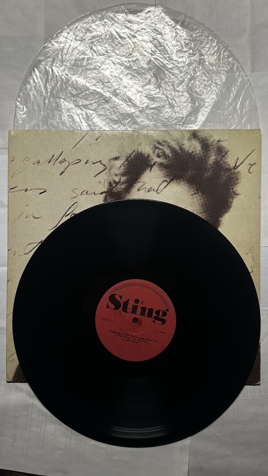 1990 Sting Belarusian only 9-track compilation vinyl LP combining tracks
