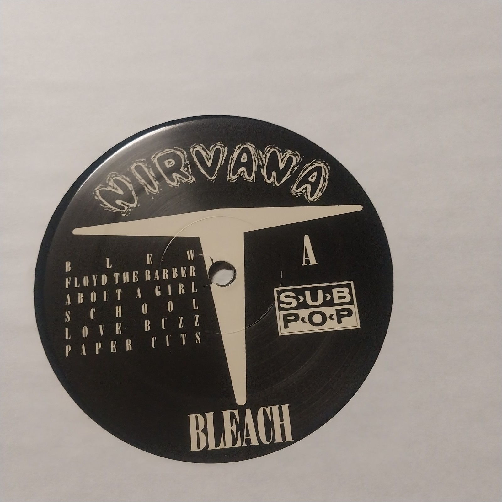 Nirvana Bleach Vinyl Record Sub Pop – 2000 Reissue